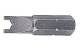 123S.. 1/4" Бита шлицевая (ласточкин хвост) L=25
